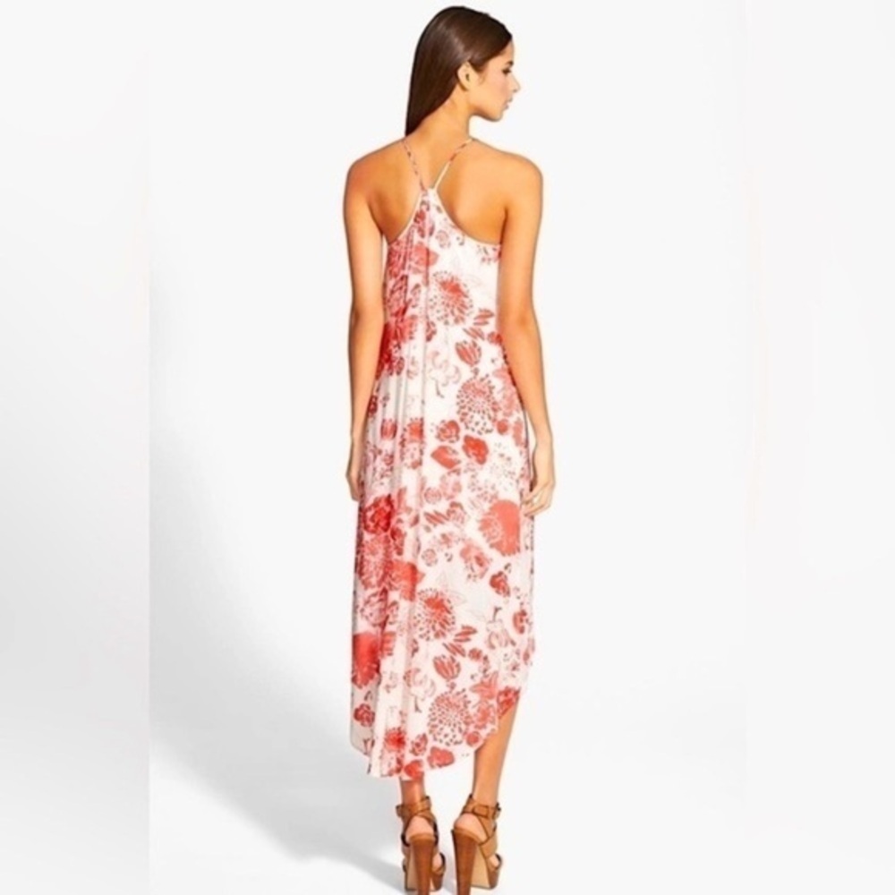 WAYF FLORAL MIDI DRESS